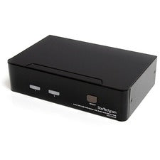 StarTech.com 2 Port DVI USB KVM Switch with Audio and USB 2.0 Hub 2 Computer(s) - WUXGA - 1920 x 1200 - Desktop - TAA Compliant
