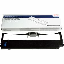 Oki Dot Matrix Ribbon Cartridge - Black - 1 Each 8 Million Characters