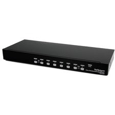 StarTech.com 8 Port 1U Rack Mount DVI USB KVM Switch 8 Computer(s) - WUXGA - 1920 x 1200 - 1U - Rack-mountable - TAA Compliant