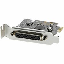 StarTech.com 4 Port RS232 PCI Express Serial Card w/ Breakout Cable PCI Express x1 - 4 x DB-9 RS-232 - Serial, Via Cable - Plug-in Card - TAA Compliant