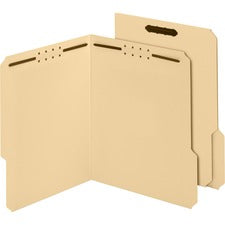Pendaflex 1/3 Tab Cut Letter Recycled Top Tab File Folder 8 1/2" x 11" - 3/4" Expansion - 2 x Prong K Style Fastener(s) - 2" for Folder - Top Tab Location - Assorted Tab Position - 11 pt. - Manila - Manila - Acid-free, Archival-safe, Reinforced Tab - 10%