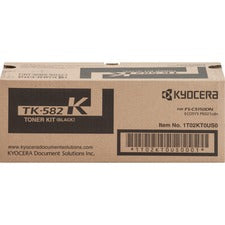 Kyocera TK-582K Original Laser Toner Cartridge - Black - 1 Each 3500 Pages