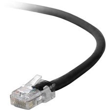 Belkin CAT6 Ethernet Patch Cable, RJ45, M/M 14 ft Category 6 Network Cable for Network Device - First End: 1 x RJ-45 Network - Male - Second End: 1 x RJ-45 Network - Male - Patch Cable - Gold Plated Connector - Gold Plated Contact - Black - 1 Each