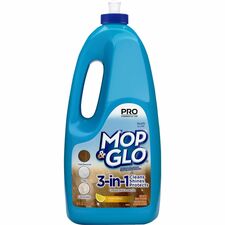 Professional MOP & GLO® Triple Action Floor Shine Cleaner For Wood, Vinyl, Tile, Linoleum Floor, Ceramic - 64 oz (4 lb) - Fresh Citrus Scent - Recommended For: Scratch Remover, Dirt Remover - Tan - 1 Each