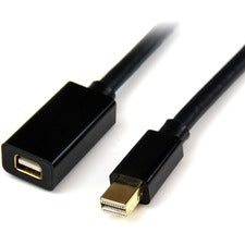 StarTech.com 6 ft Mini DisplayPort 1.2 Video Extension Cable M/F - Mini DisplayPort 4k 6 ft Mini DisplayPort Video Cable for Audio/Video Device, Monitor, MacBook, MacBook Pro, MacBook Air, Mac Pro, iMac, Mac mini - First End: 1 x 20-pin Mini DisplayPort 1