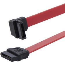 StarTech.com 6in SATA to Left Angle SATA Serial ATA Cable 6" SATA Data Transfer Cable for Optical Drive, Hard Drive, Computer Case, Server, Workstation - First End: 1 x 7-pin SATA - Female - Second End: 1 x 7-pin SATA - Female - 6 Gbit/s - Shielding - 26