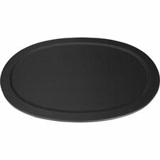 Dacasso Classic Leather Serving Tray Leather, Stainless Steel Body - 1 Each