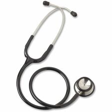 Medline Accucare Stethoscope Black - Adult - 1 Each