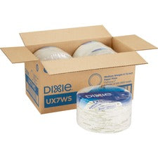 Dixie Pathways 7" Medium-weight Paper Plates by GP Pro 6.9" Diameter - White - Paper Body - 125/Pack - 4 / Carton