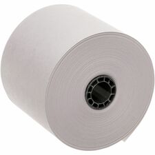 Business Source 1-Ply 126' Adding Machine Paper Rolls 2 1/4" x 126 ft - 13.80 lb Basis Weight - Sustainable Forestry Initiative (SFI) - Lint-free - White - 100 / Carton