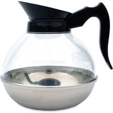 Coffee Pro Unbreakable 12-cup Decanter Polycarbonate, Stainless Steel, Phenolic Plastic Body - 1 Each