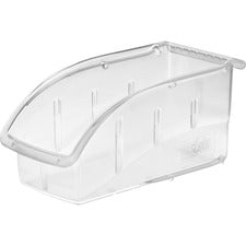 Akro-Mils Insight Ultra Clear Bin Internal Dimensions: 9.44" Length x 4.13" Width x 4.44" Height - External Dimensions: 10.9" Length x 5.5" Width x 5.3" Height - 25 lb - Stackable - Polycarbonate - Clear - For Multipurpose - 1 Each