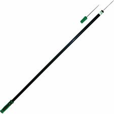 Unger No-Touch Trash/Paper Picker 42" Reach - Ergonomic Handle, Durable - Steel - Black, Green - 1 Each