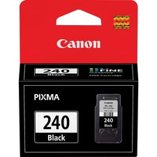 Canon PG-240 Original Inkjet Ink Cartridge - Pigment Black - 1 Each 180 Pages