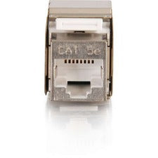 C2G CAT 5e Keystone Connector 1 - 1 x RJ-45 Network Female - Silver