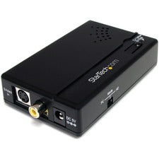 StarTech.com Composite and S-Video to HDMI Converter with Audio Functions: Signal Conversion - 1600 x 1200 - PAL, NTSC - Audio Line In - 1 Each - PC