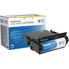 Elite Image Remanufactured MICR Laser Toner Cartridge 64015HA - Black - 1 Each 21000 Pages