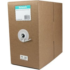 StarTech.com 1000 ft Bulk Roll of Gray CMR Cat5e Solid UTP Cable 1000 ft Category 5e Network Cable for Network Device - First End: Bare Wire - Second End: Bare Wire - 1 Gbit/s - CMR - 24 AWG - Gray - 1 Each - TAA Compliant