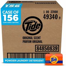 Tide Ultra Coin Vend Laundry Detergent For Laundry - 1.45 oz (0.09 lb) - Recommended For: Stain Remover - Orange, Blue - 156 / Carton