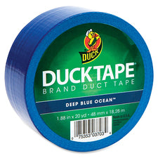 Duck Brand Brand Color Duct Tape 20 yd Length x 1.88" Width - Blue - For Repairing, Color Coding, Packing, Crafting - 1 Roll