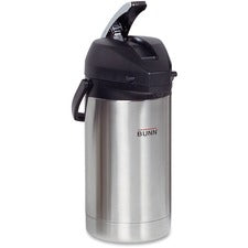 BUNN 3-Liter Lever Action Stainless Steel Airpot 3.2 quart (3 L) - Stainless Steel - Stainless Steel