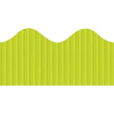 Bordette Decorative Border Fade Resistant - 2.25" Width x 600" Length - Lime - 1 Roll