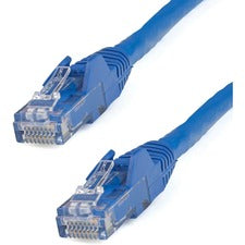 StarTech.com 6in Blue Gigabit Snagless RJ45 UTP Cat6 Patch Cable 6" Category 6 Network Cable for Network Device, Workstation, Hub, Distribution Panel, Wall Outlet, IP Phone - First End: 1 x RJ-45 Network - Male - Second End: 1 x RJ-45 Network - Male - 10