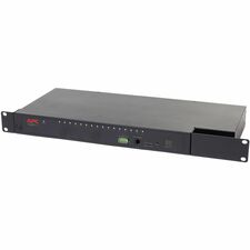 APC by Schneider Electric KVM 2G, Analog, 1 Local User, 16 ports 16 Computer(s) - 1 Local User(s) - 1600 x 1200 - 16 x Network (RJ-45) - 2 x PS/2 Port - 2 x USB - 1 x VGA - Management Port - 1U - Rack-mountable