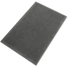 Guardian Floor Protection EcoGuard Indoor Wiper Mats Indoor, Outdoor, Carpeted Floor, Hard Floor - 36" Length x 24" Width - Rectangular - Rubber - Charcoal - 1 Each