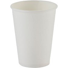 Dixie PerfecTouch 12 oz Insulated Paper Hot Coffee Cups by GP Pro 12 fl oz - White - Paper - Beverage, Hot Drink - 50/Pack - 20 / Carton