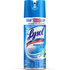 Lysol Spring Waterfall Disinfectant Spray Ready-To-Use - 12.5 fl oz (0.4 quart) - Spring Waterfall Scent - Easy to Use - Clear - 1 Each