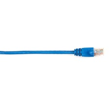 Black Box Connect Cat.6 UTP Patch Network Cable 20 ft Category 6 Network Cable for Network Device - First End: 1 x RJ-45 Network - Male - Second End: 1 x RJ-45 Network - Male - 1 Gbit/s - Patch Cable - Gold Plated Contact - CM - 26 AWG - Blue - 1 Each