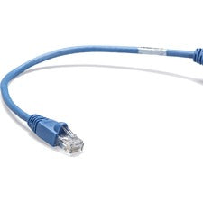 Black Box Connect Cat.6 UTP Patch Network Cable 1 ft Category 6 Network Cable for Network Device - First End: 1 x RJ-45 Network - Male - Second End: 1 x RJ-45 Network - Male - 1 Gbit/s - Patch Cable - Gold Plated Contact - CM - 26 AWG - Blue - 1 Each
