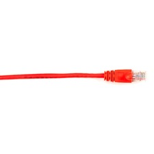 Black Box Cat.6 UTP Patch Network Cable 3 ft Category 6 Network Cable for Network Device - First End: 1 x RJ-45 Network - Male - Second End: 1 x RJ-45 Network - Male - 1 Gbit/s - Patch Cable - Gold Plated Contact - CM - 26 AWG - Red - 1 Each