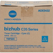 Konica Minolta Original Laser Toner Cartridge - Cyan - 1 Each 4600 Pages