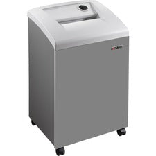 Dahle 40334 High Security Paper Shredder Extreme Cross Cut - 7 Per Pass - 0.039" x 0.185" Shred Size - P-7 - 22 ft/min - 10.25" Throat - 10 Minute Run Time - 20 Minute Cool Down Time - 23 gal Wastebin Capacity - 1416.83 W - Gray