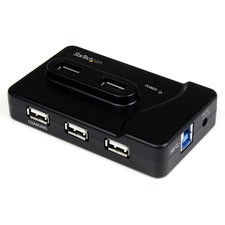StarTech.com 6-port USB 3.0/2.0 Combo Hub with Charging Port USB - 6 USB Port(s) - 4 USB 2.0 Port(s) - 2 USB 3.0 Port(s) - PC, Mac