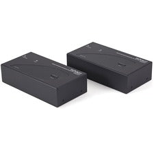 StarTech.com USB Dual VGA over Cat5 KVM Console Extender - 650 ft / 200m 2 Computer(s) - 2 Local User(s) - 650 ft Range - WUXGA - 1920 x 1200 Maximum Video Resolution - 4 x Network (RJ-45) - 4 x USB - 8 x VGA - 120 V AC, 240 V AC Input Voltage - Desktop -