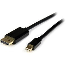 StarTech.com 4m Mini DisplayPort to DisplayPort Adapter Cable - M/M 13.12 ft DisplayPort/Mini DisplayPort A/V Cable for Projector, Monitor, Audio/Video Device - First End: 1 x 20-pin Mini DisplayPort Digital Audio/Video - Male - Second End: 1 x 20-pin Dis
