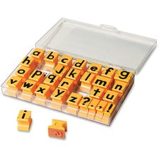 Educational Insights Lowercase Alphabet Stamps Custom Message Stamp - Plastic Plastic - 30 / Set