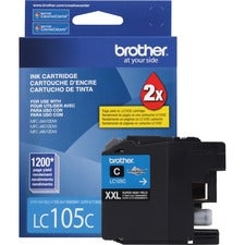Brother Innobella LC105C Original High Yield Inkjet Ink Cartridge - Cyan - 1 Each 1200 Pages