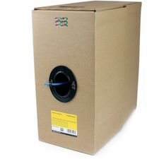 StarTech.com 1000 ft Roll of Blue Plenum CMP Cat 6 Solid UTP Bulk Cable 1000 ft Category 6 Network Cable for Network Device - First End: Bare Wire - Second End: Bare Wire - 10 Gbit/s - CMP, Plenum, FT6 - 23 AWG - Blue - 1 Each - TAA Compliant