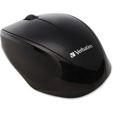 Verbatim Wireless Multi-trac LED Optical Mouse Blue Optical - Wireless - Radio Frequency - 2.40 GHz - Black - USB 2.0 - Scroll Wheel - 3 Button(s) - 1 Each