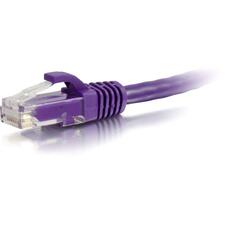 C2G 9 ft Cat6 Snagless UTP Unshielded Network Patch Cable - Purple 9 ft Category 6 Network Cable for Network Device - First End: 1 x RJ-45 Network - Male - Second End: 1 x RJ-45 Network - Male - Patch Cable - Purple - 1 Each