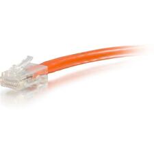 C2G 20 ft Cat6 Non Booted UTP Unshielded Network Patch Cable - Orange 20 ft Category 6 Network Cable for Network Device - First End: 1 x RJ-45 Network - Male - Second End: 1 x RJ-45 Network - Male - Patch Cable - 24 AWG - Orange - 1 Each