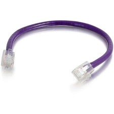 C2G 25 ft Cat6 Non Booted UTP Unshielded Network Patch Cable - Purple 25 ft Category 6 Network Cable for Network Device - First End: 1 x RJ-45 Network - Male - Second End: 1 x RJ-45 Network - Male - Patch Cable - Purple - 1 Each