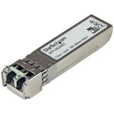 StarTech.com Cisco SFP-10G-SR Compatible SFP+ Transceiver Module - 10GBASE-SR For Data Networking, Optical Network - 1 x LC Duplex 10GBase-SR Network - Optical Fiber - Multi-mode - 10 Gigabit Ethernet - 10GBase-SR - Hot-pluggable, Hot-swappable - 1 Each