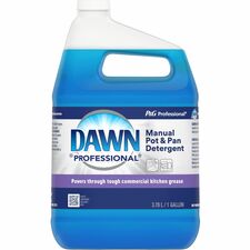 Dawn Manual Pot/Pan Detergent 128 fl oz (4 quart) - Original Scent - Recommended For: Grease Remover, Soil Remover - Blue - 1 Each