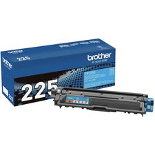 Brother TN225C Original High Yield Laser Toner Cartridge - Cyan - 1 Each 2200 Pages