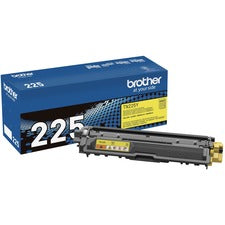 Brother TN225Y Original High Yield Laser Toner Cartridge - Yellow - 1 Each 2200 Pages